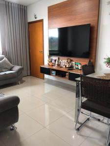 Et tv og/eller underholdning på Apartamento Vista Capitolio