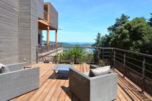 En balkong eller terrass på Le Tomino