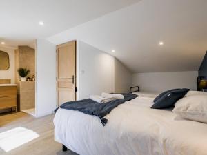 Posteľ alebo postele v izbe v ubytovaní Gîte charmant, spacieux, à 15 km de Nantes, 2 chambres, terrasse, parking, animaux acceptés - FR-1-306-1238