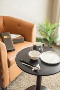 Area soggiorno di Apartment Hotel 11 Shinsaibashi 2