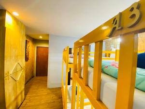 Postel nebo postele na pokoji v ubytování Frutta Hostel