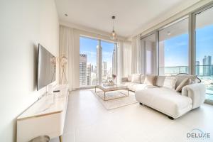 Posezení v ubytování Cozy 2BR at Forte Tower 2 Downtown Dubai by Deluxe Holiday Homes