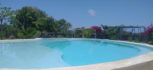 a large swimming pool with blue water at Matemwe Ocean View Villas in Matemwe