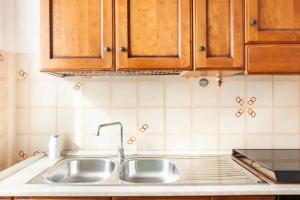 مطبخ أو مطبخ صغير في Felici’s apartment agli scavi di Ostia Antica