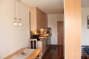 Η κουζίνα ή μικρή κουζίνα στο Ostseeferienappartement K115 +3 φωτογραφίες