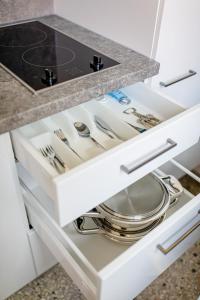 Eldhús eða eldhúskrókur á zimmer-graz
