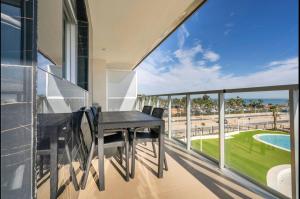 Balkón nebo terasa v ubytování CASA AMANECER 1ªLinea de Playa Familiar