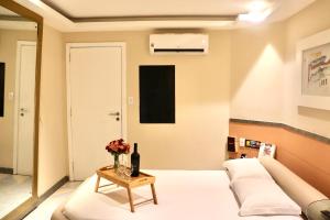 Krevet ili kreveti u jedinici u okviru objekta Motel Scala