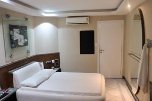 Krevet ili kreveti u jedinici u okviru objekta Motel Scala