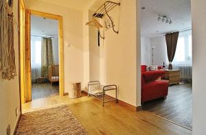 Postel nebo postele na pokoji v ubytování Apartmán 4M Tatry