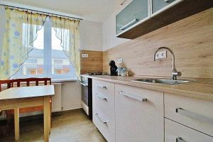 Kuchyň nebo kuchyňský kout v ubytování Apartmán 4M Tatry