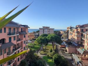 a city view from the apartment at Andora Fronte Mare in Marina di Andora