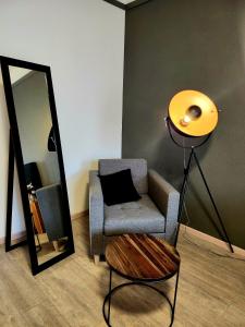 Posezení v ubytování Auberge de l’Union