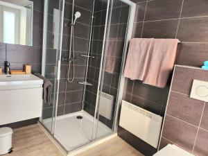 Koupelna v ubytování Auberge de l’Union
