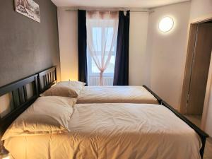 Postel nebo postele na pokoji v ubytování Auberge de l’Union