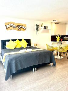 Postel nebo postele na pokoji v ubytování Little Penthouse ****
