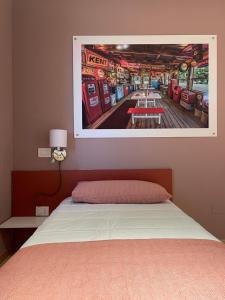 Postel nebo postele na pokoji v ubytování Motel Vespucci