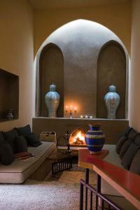 Istumisnurk majutusasutuses Exclusive and stylish 4-bedroom Riad with plunge pool