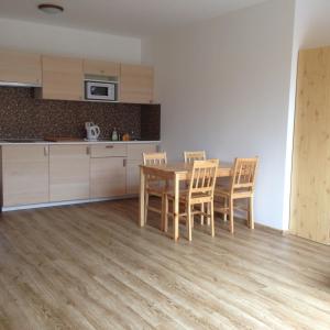 Kuchyň nebo kuchyňský kout v ubytování Apartment Vlčice u Trutnova