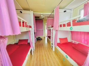 Palanda nebo palandy na pokoji v ubytování Dalat Backpacker's Alley Hostel