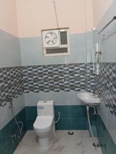 Koupelna v ubytování hotel rudraksh palace