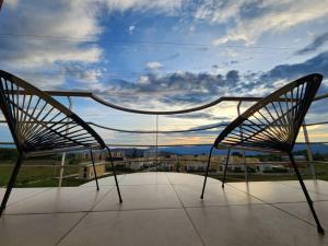 Balkón nebo terasa v ubytování Alojamiento, Penthouse, Dúplex, Jacuzzi