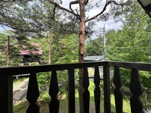 Zahrada ubytování Moment Chalet Hakuba