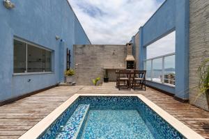 Kolam renang di atau dekat dengan Cobertura na Barra da Tijuca para 6 pessoas - LC2207