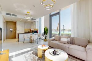 Posezení v ubytování Residences 21- Elegant One Bedroom