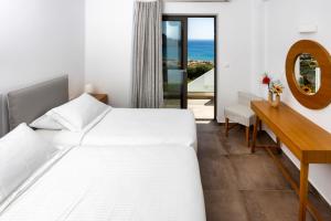 Posteľ alebo postele v izbe v ubytovaní "Thea" Luxury Apartments with great View