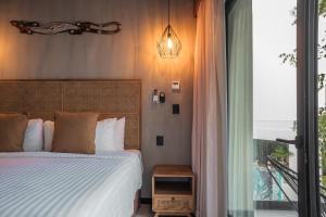 Postel nebo postele na pokoji v ubytování Estudio l Concierge privado, perfecta ubicación
