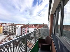 Balkón nebo terasa v ubytování Sky Apartments 501