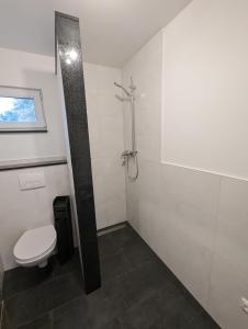 Ванна кімната в Pension Haus Leni am Schwanenteich