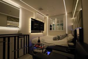 Posezení v ubytování Hotel Blanche 大人専用 Adult only hotel