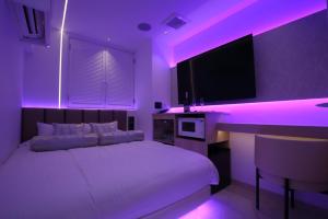 Postel nebo postele na pokoji v ubytování Hotel Blanche 大人専用 Adult only hotel