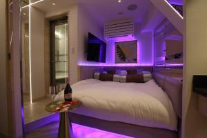 Postel nebo postele na pokoji v ubytování Hotel Blanche 大人専用 Adult only hotel