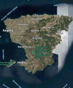 a map of australia and its cities at La Bandolaise à Perdika in Perdika