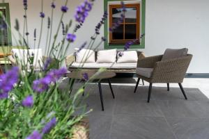 Posezení v ubytování Gaestehaus Berger