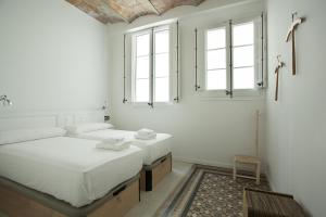 A bed or beds in a room at yök Casa Cultura