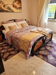 Кровать или кровати в номере Villa LANNI