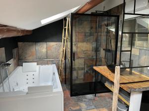 Koupelna v ubytování Duplex lumineux sur gde TERRASSE, BALNEO double, parking privé, CLIM, local vélos + 31 fotografií