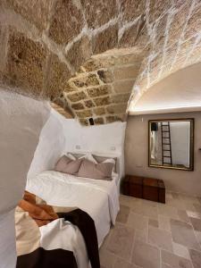Krevet ili kreveti u jedinici u objektu La Segreta del Castello Self Check-in, private access