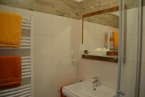 Koupelna v ubytování Appartements Real