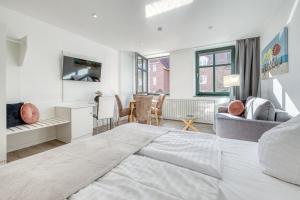 Postel nebo postele na pokoji v ubytování Haus Diana - Perlhuhn + 14 fotografií