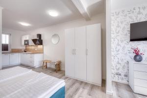 TV a/nebo společenská místnost v ubytování Haus Diana - Zaunkönig