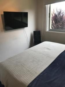 Postel nebo postele na pokoji v ubytování Apartamento Full