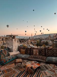 Χώρος καθιστικού στο Caverna Hotel Premium Caves
