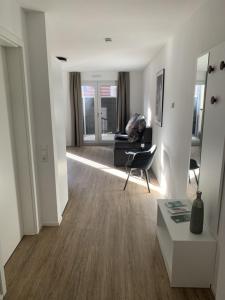 Posezení v ubytování Apartment Metzingen Outlet City Business Zentral Modern