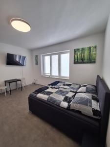 Letto o letti in una camera di Apartmány Přerov 22