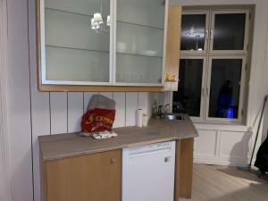 Køkken eller tekøkken på Rom midt i Oslo sentrum - Gå avstand til det meste